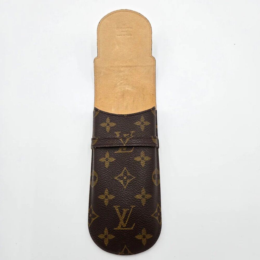 Louis Vuitton Monogram Etui Stylos Case (pens, readers/glasses, cigars fit) - Picture 13 of 16